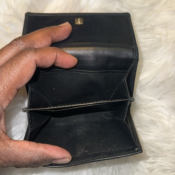 Auth GUCCI GG Canvas Bifold Wallet Purse Black Hardware Gold Unisex GUC - Picture 10 of 14